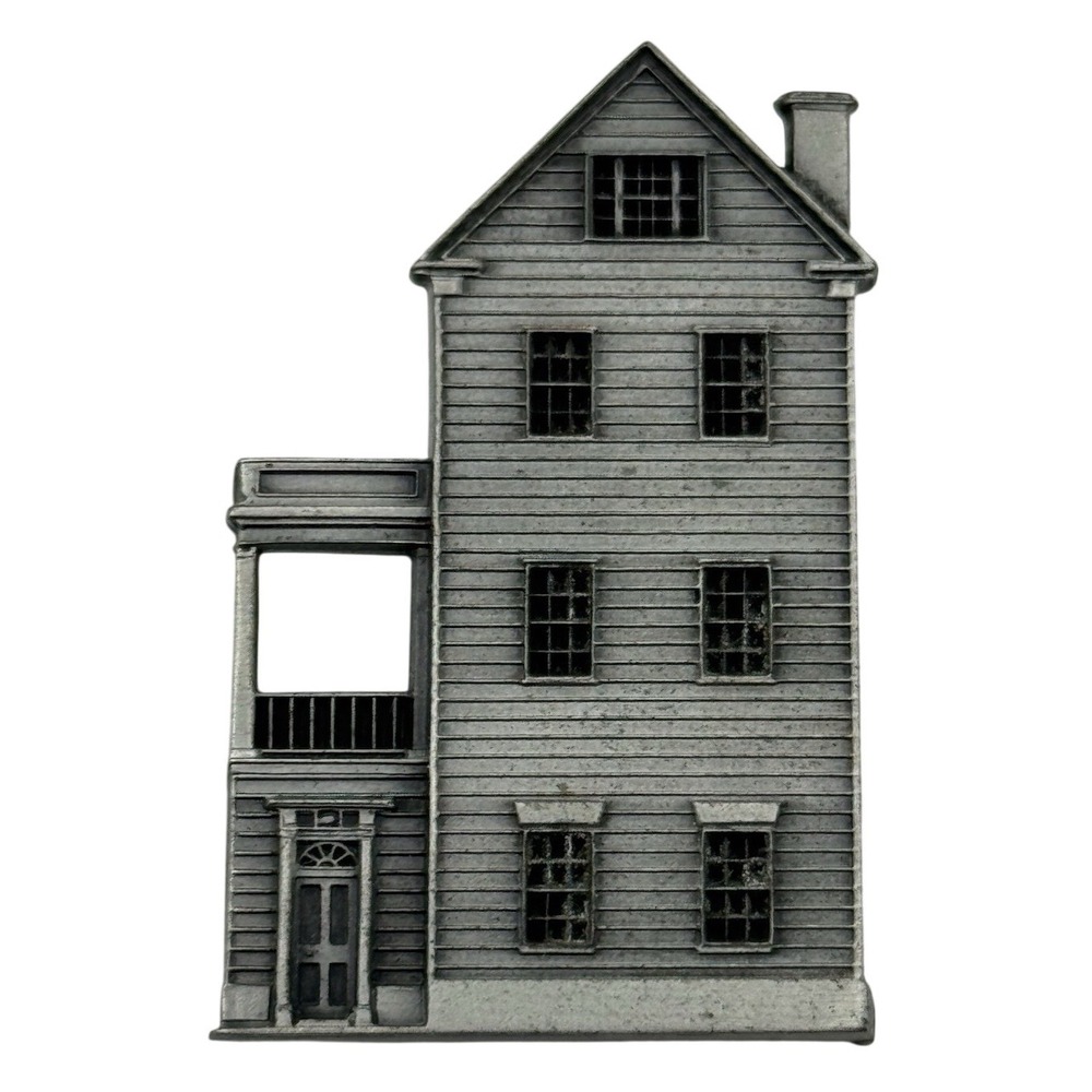 Historic Charleston Foundation Single House Brooch South Carolina Architecture